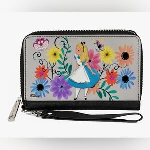 New Alice In Wonderland Buckle -down Wallet Wristlet